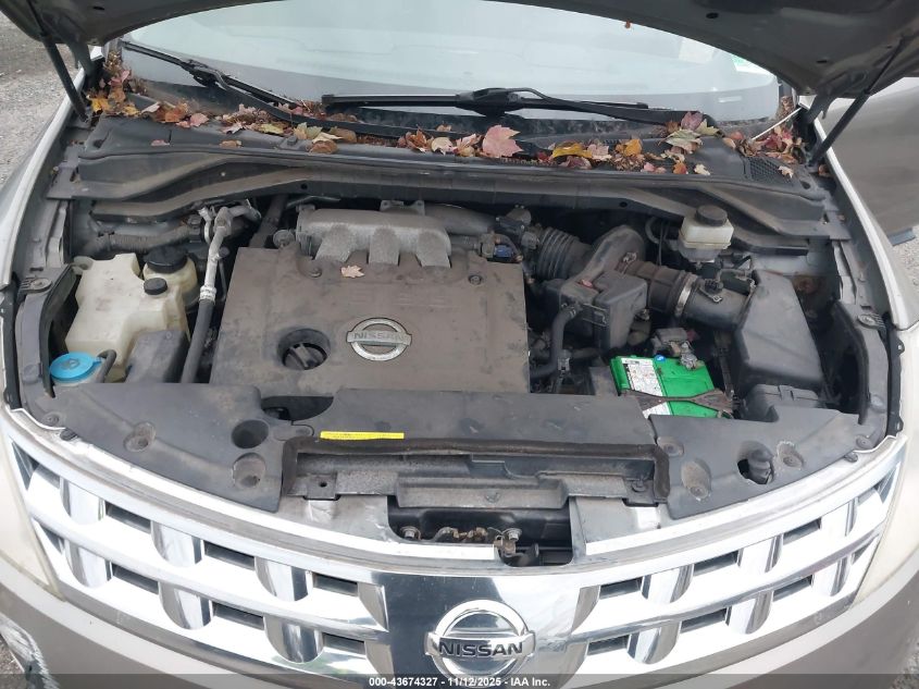 2003 Nissan Murano Sl VIN: JN8AZ08W03W223082 Lot: 43674327