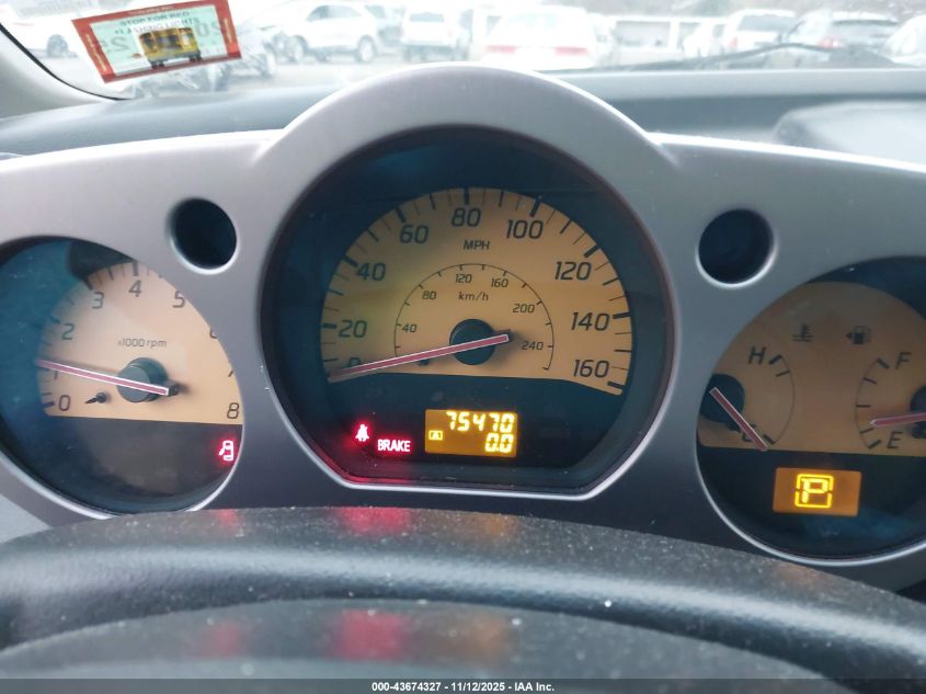 2003 Nissan Murano Sl VIN: JN8AZ08W03W223082 Lot: 43674327