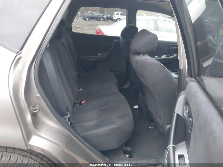 2003 Nissan Murano Sl VIN: JN8AZ08W03W223082 Lot: 43674327