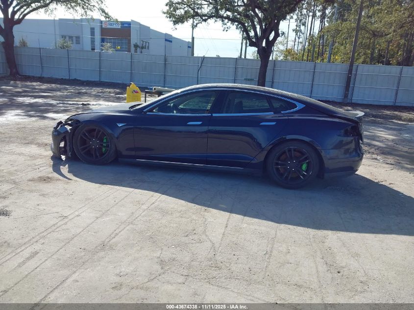 2014 Tesla Model S P85 VIN: 5YJSA1H15EFP43884 Lot: 43674338