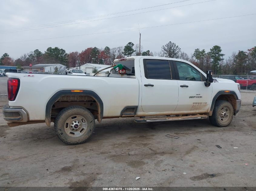 2022 GMC Sierra 2500Hd 4Wd Long Bed Pro VIN: 1GT49LE70NF177764 Lot: 43674378