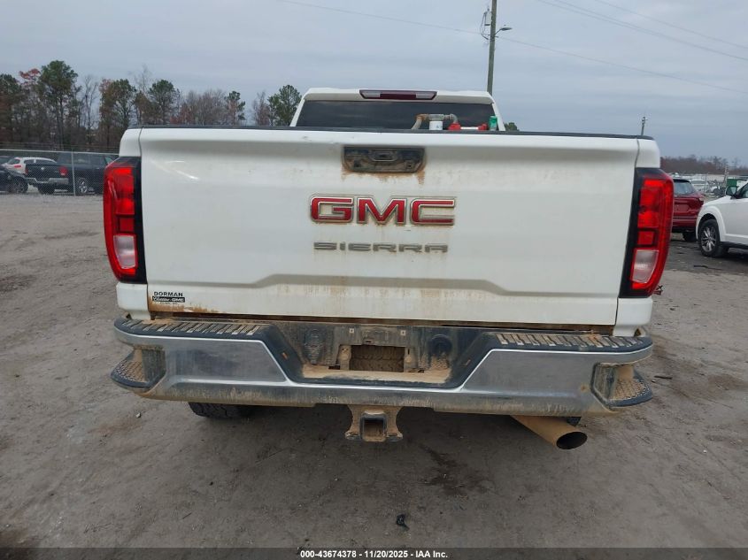 2022 GMC Sierra 2500Hd 4Wd Long Bed Pro VIN: 1GT49LE70NF177764 Lot: 43674378