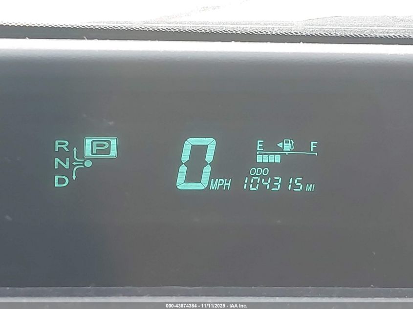 2009 Toyota Prius VIN: JTDKB20U893530195 Lot: 43674384