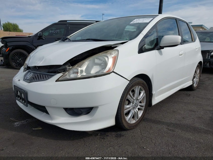 JHMGE88449S034884 2009 HONDA FIT photo no. 2