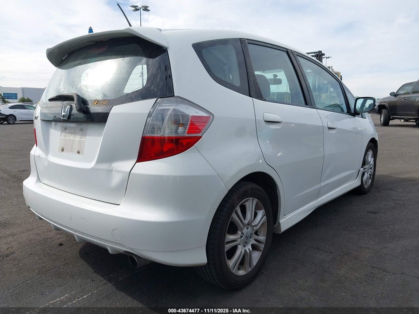 JHMGE88449S034884 2009 HONDA FIT photo no. 4