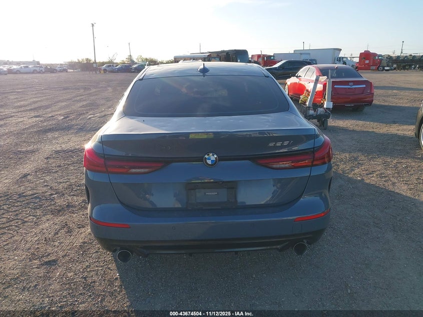 2021 BMW 228I Gran Coupe Sdrive VIN: WBA53AK09M7H69495 Lot: 43674504