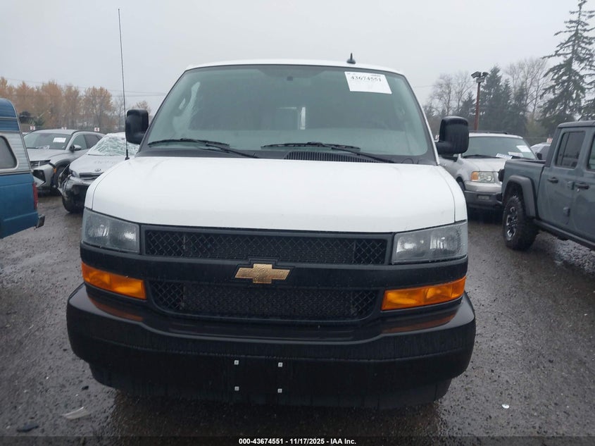 2025 Chevrolet Express Cargo Rwd 2500 Regular Wheelbase Wt VIN: 1GCWGAFP5S1128506 Lot: 43674551
