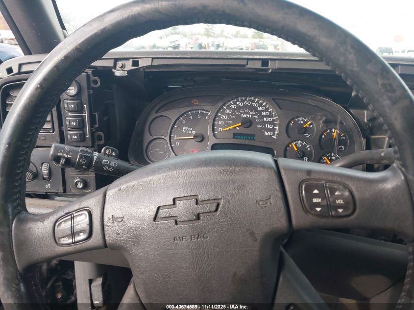 2003 Chevrolet Avalanche 1500 VIN: 3GNEK13T03G121341 Lot: 43674589