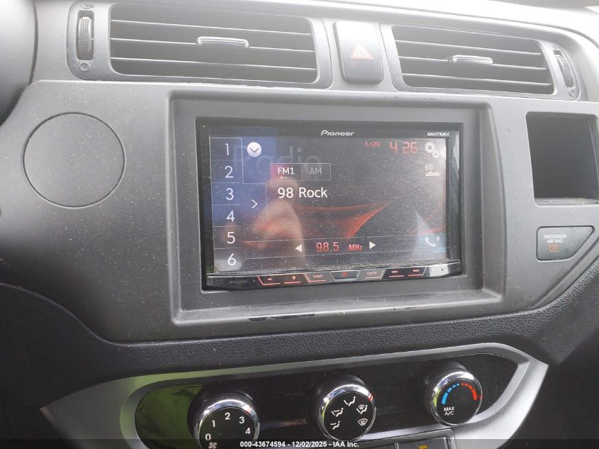 2013 Kia Rio Lx VIN: KNADM4A37D6281901 Lot: 43674594