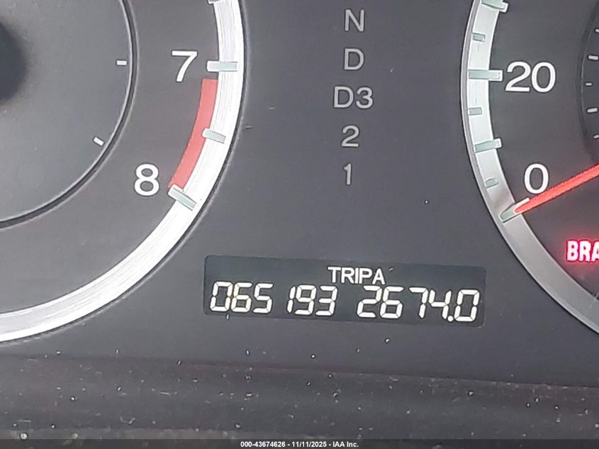 2008 Honda Accord 2.4 Ex-L VIN: 1HGCP26868A091364 Lot: 43674626