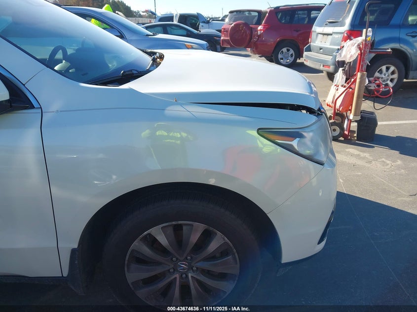 2014 Acura Mdx Technology Package VIN: 5FRYD4H43EB017405 Lot: 43674636