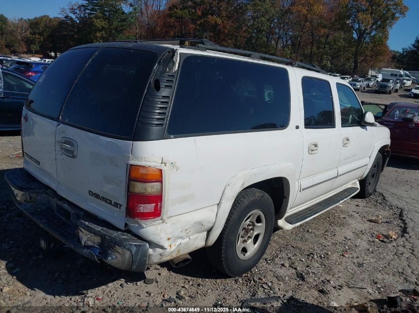 2001 Chevrolet Suburban 1500 Lt VIN: 3GNEC16TX1G283841 Lot: 43674649