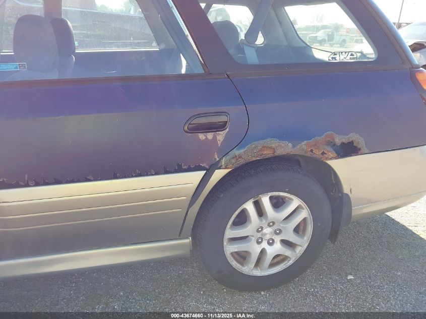 2000 Subaru Outback VIN: 4S3BH6755Y7607147 Lot: 43674660