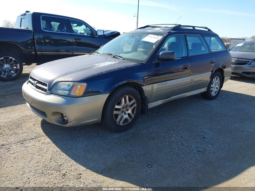 4S3BH6755Y7607147 2000 SUBARU OUTBACK photo no. 2