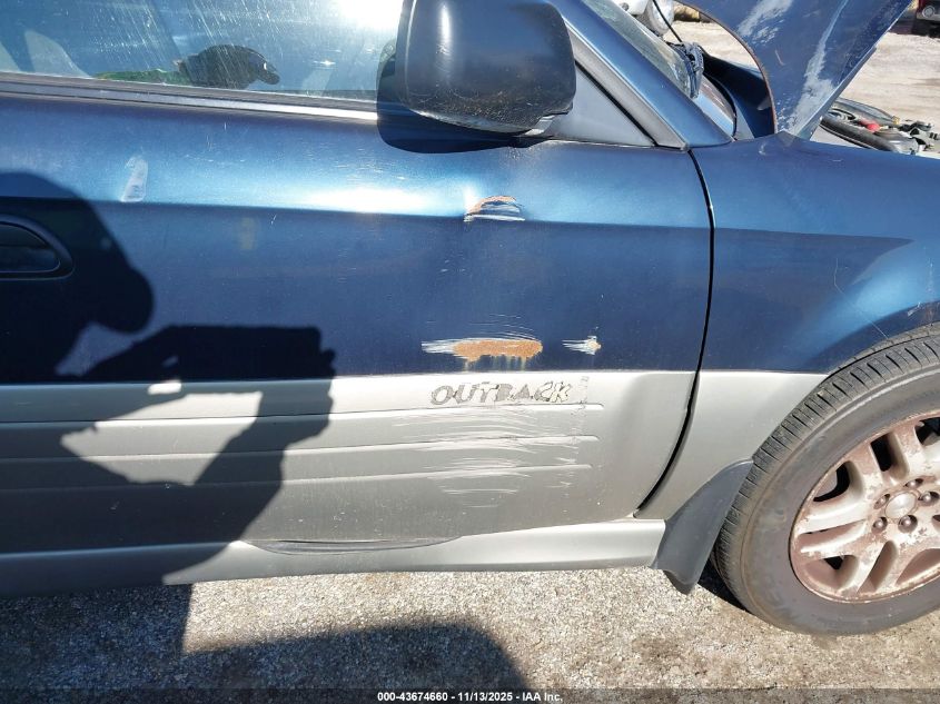 2000 Subaru Outback VIN: 4S3BH6755Y7607147 Lot: 43674660