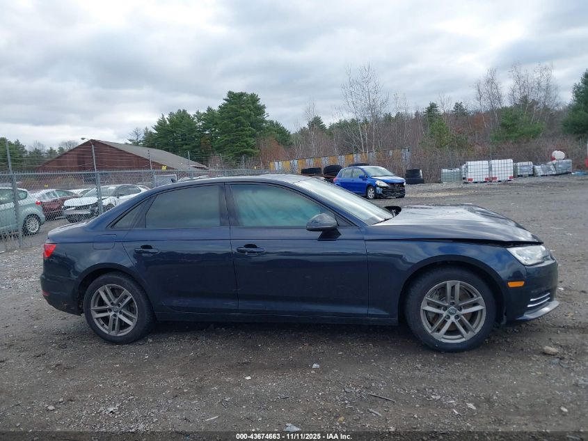 2017 Audi A4 2.0T Premium VIN: WAUANAF48HN036133 Lot: 43674663