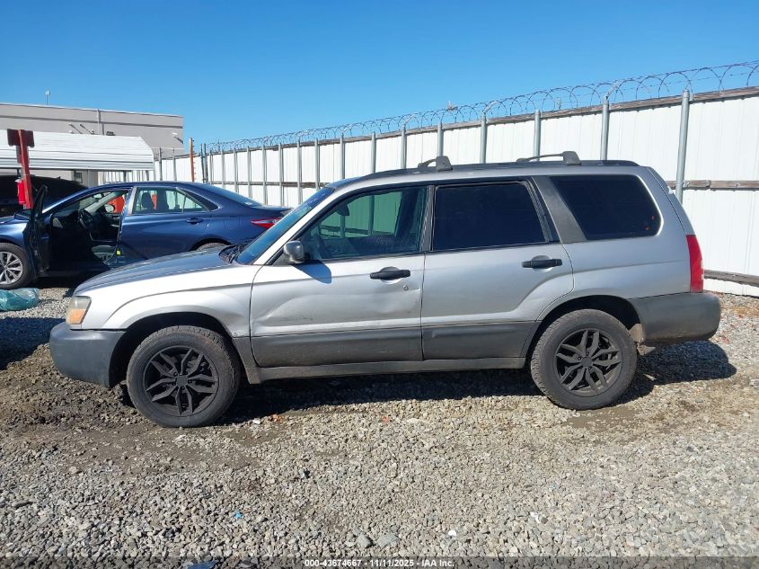 2005 Subaru Forester 2.5X VIN: JF1SG636X5H753007 Lot: 43674667