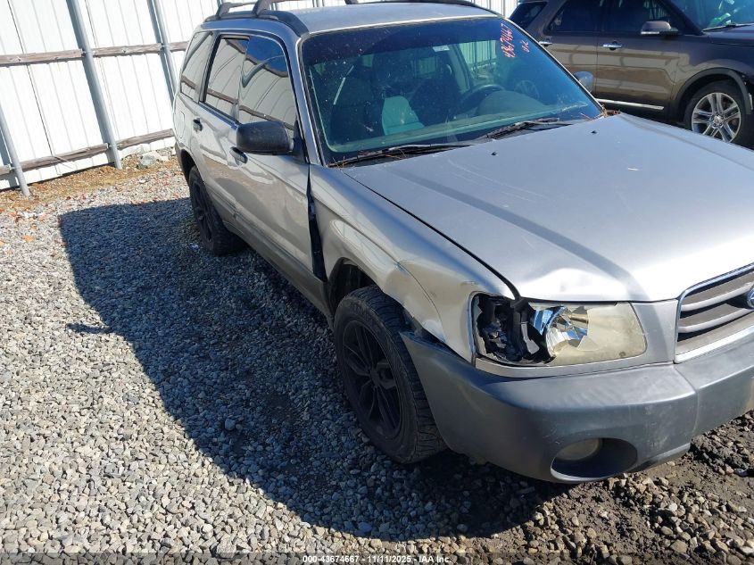2005 Subaru Forester 2.5X VIN: JF1SG636X5H753007 Lot: 43674667