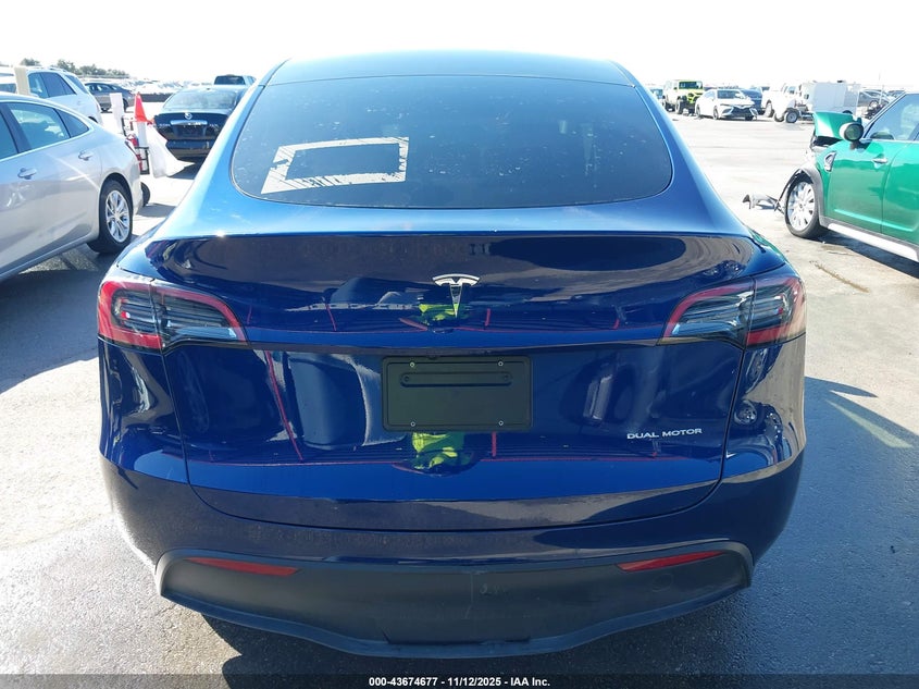 2024 Tesla Model Y Long Range Dual Motor All-Wheel Drive VIN: 7SAYGAEE6RF155047 Lot: 43674677