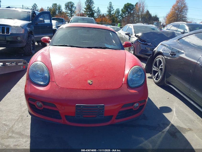 2007 Porsche Cayman VIN: WP0AA29807U762852 Lot: 43674695