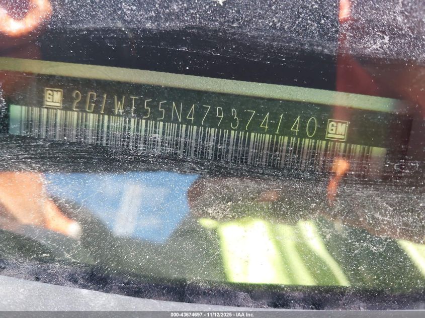 2007 Chevrolet Impala Lt VIN: 2G1WT55N479374140 Lot: 43674697