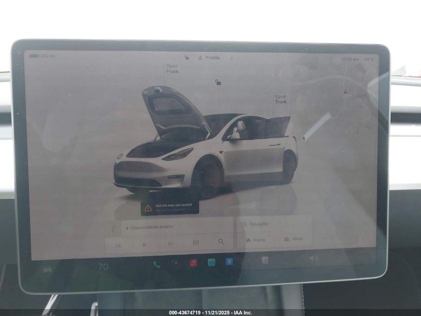 2024 Tesla Model Y Performance Dual Motor All-Wheel Drive VIN: 7SAYGDEF9RA281328 Lot: 43674719