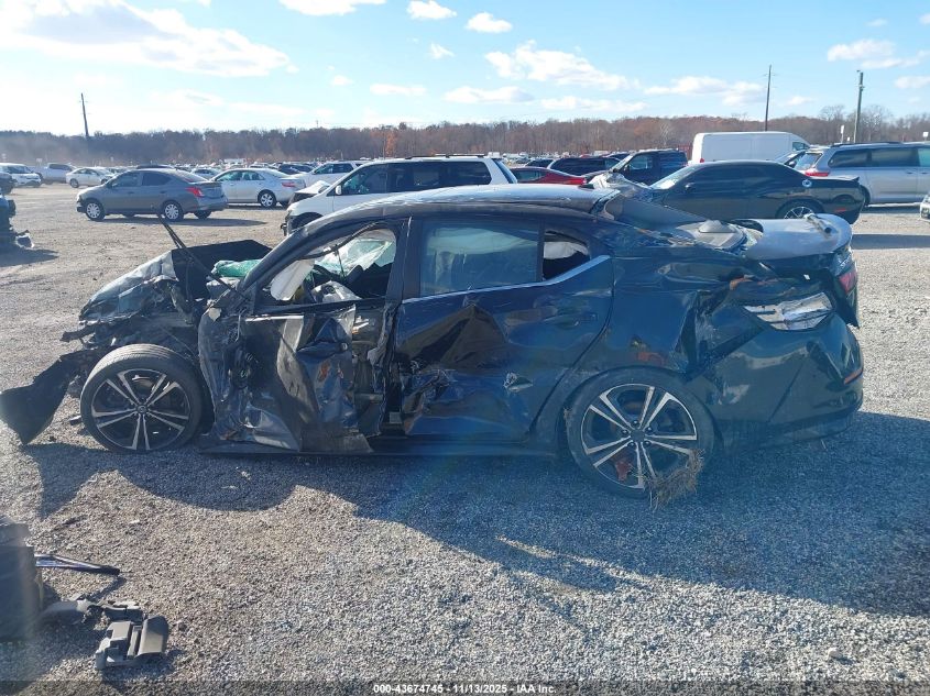 2020 Nissan Sentra Sr Xtronic Cvt VIN: 3N1AB8DV1LY293651 Lot: 43674745