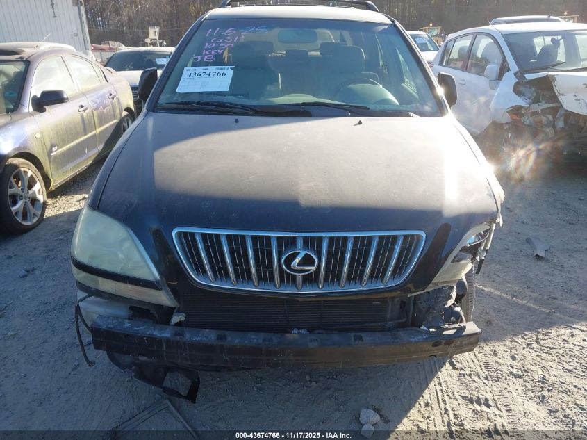 2003 Lexus Rx 300 VIN: JTJGF10U330159621 Lot: 43674766