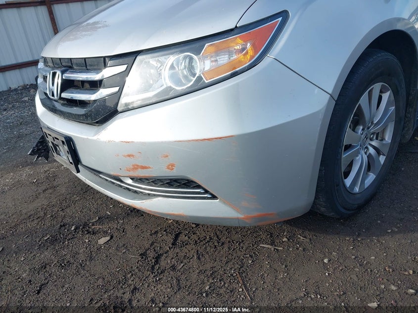 2014 HONDA ODYSSEY EX-L 5FNRL5H62EB042070