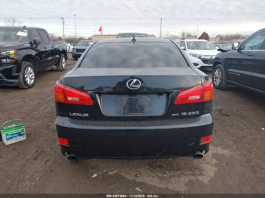 2008 Lexus Is 250 VIN: JTHCK262685026031 Lot: 43674894