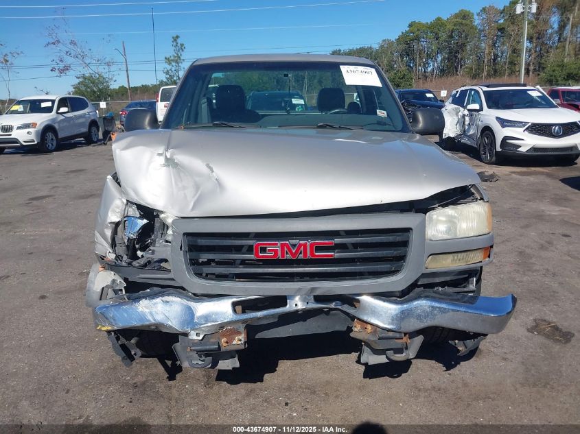 2006 GMC Sierra 1500 Work Truck VIN: 3GTEC14X26G213790 Lot: 43674907