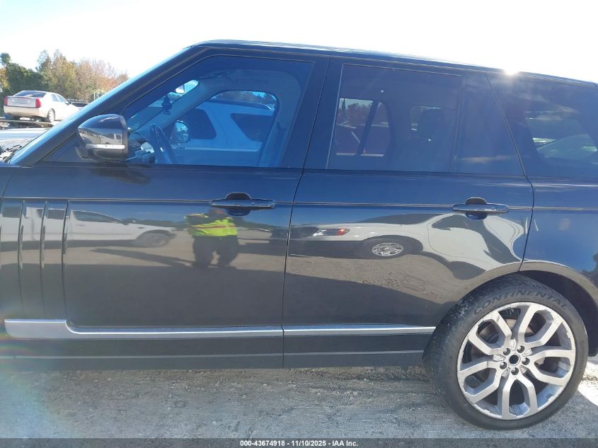 2015 Land Rover Range Rover 3.0L V6 Supercharged Hse VIN: SALGS2VFXFA233137 Lot: 43674918