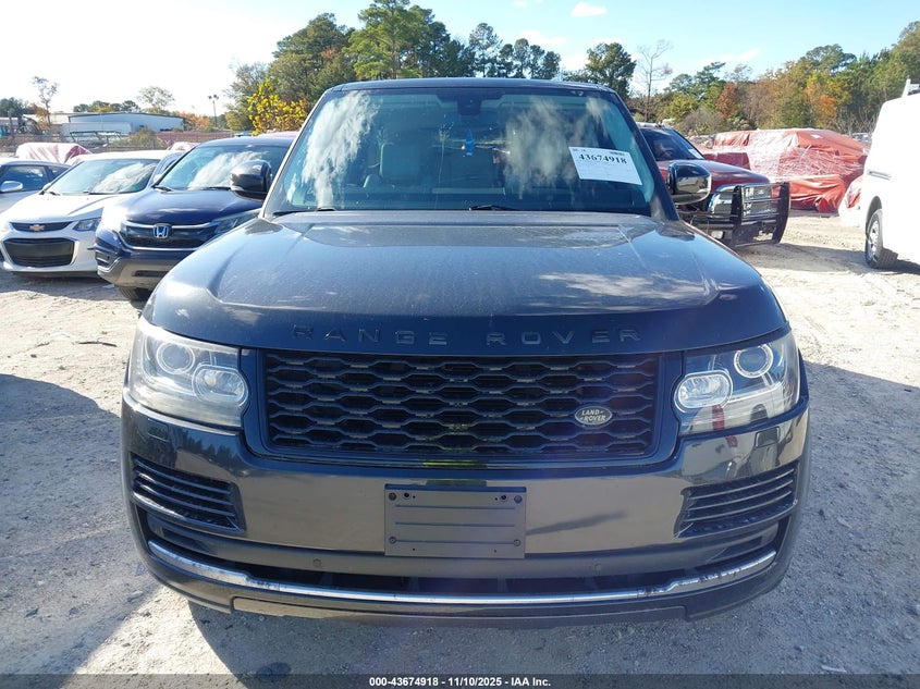 2015 Land Rover Range Rover 3.0L V6 Supercharged Hse VIN: SALGS2VFXFA233137 Lot: 43674918