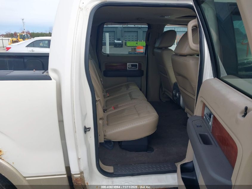 2009 Ford F-150 Lariat VIN: 1FTPW14V79FA38294 Lot: 43674964