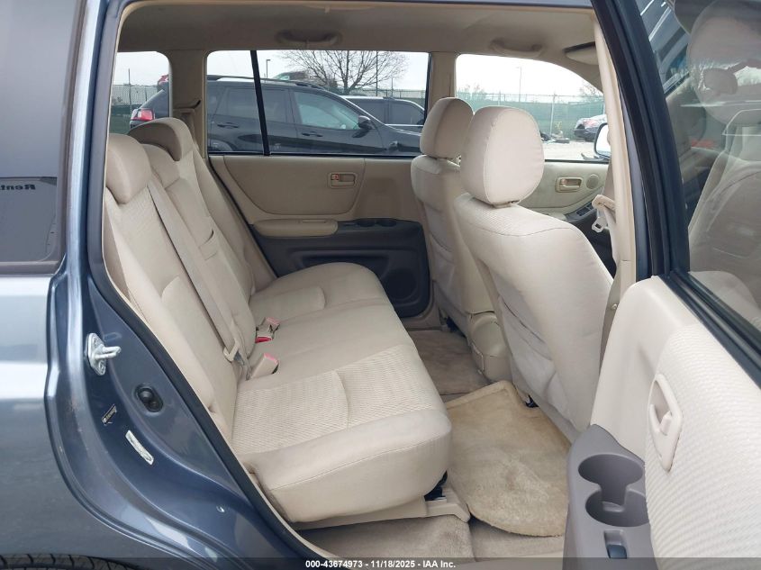 2005 Toyota Highlander VIN: JTEHD21A850035527 Lot: 43674973