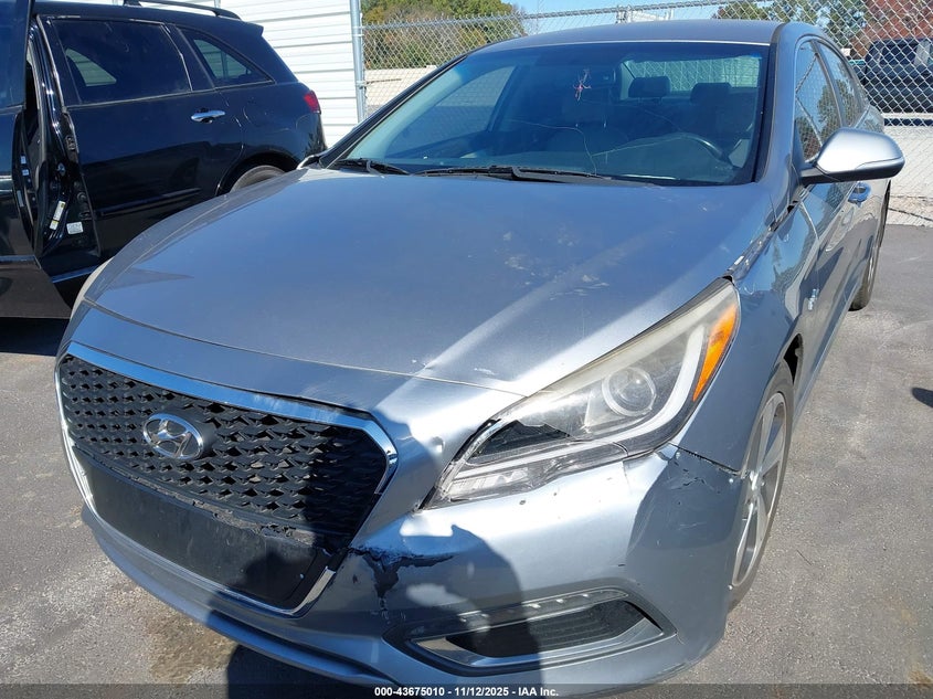 2016 HYUNDAI SONATA HYBRID LIMITED KMHE34L16GA016695