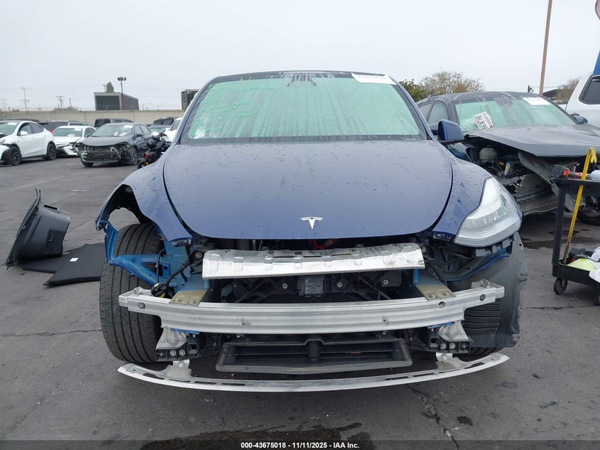 2021 Tesla Model Y Long Range Dual Motor All-Wheel Drive VIN: 5YJYGDEE8MF061565 Lot: 43675018