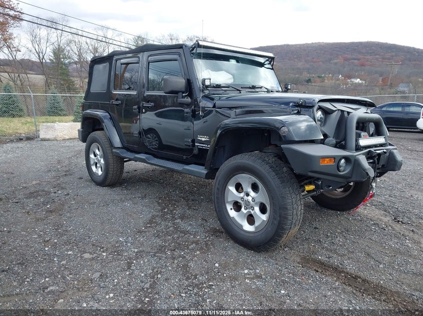 2014 JEEP WRANGLER UNLIMITED SAHARA - 1C4BJWEGXEL110669