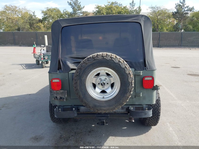 1994 Jeep Wrangler / Yj Se VIN: 1J4FY29S1RP446255 Lot: 43675191