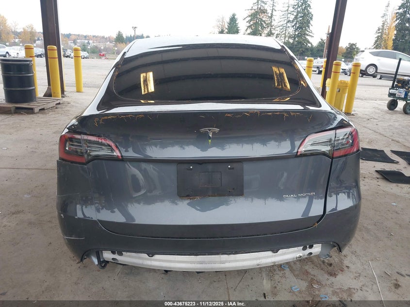 2023 Tesla Model Y Awd/Long Range Dual Motor All-Wheel Drive VIN: 7SAYGDEE2PF868008 Lot: 43675223
