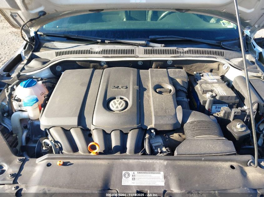 2011 Volkswagen Jetta 2.5L Sel VIN: 3VWLZ7AJ1BM392342 Lot: 43675264