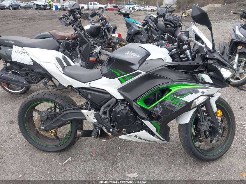 2022 Kawasaki Ex650 N VIN: ML5EXEN12NDA73884 Lot: 43675344