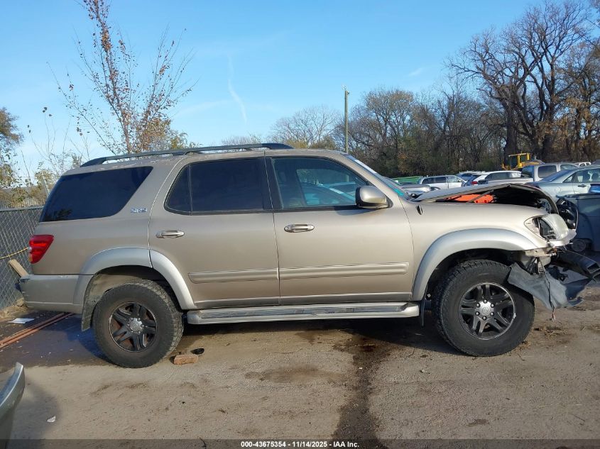 2003 Toyota Sequoia Sr5 V8 VIN: 5TDBT44A73S183392 Lot: 43675354