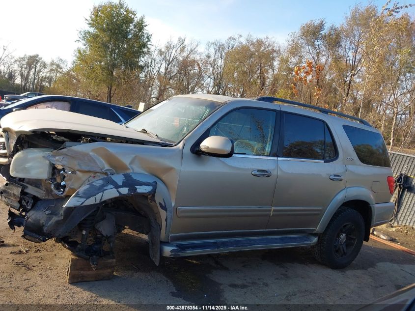 2003 Toyota Sequoia Sr5 V8 VIN: 5TDBT44A73S183392 Lot: 43675354