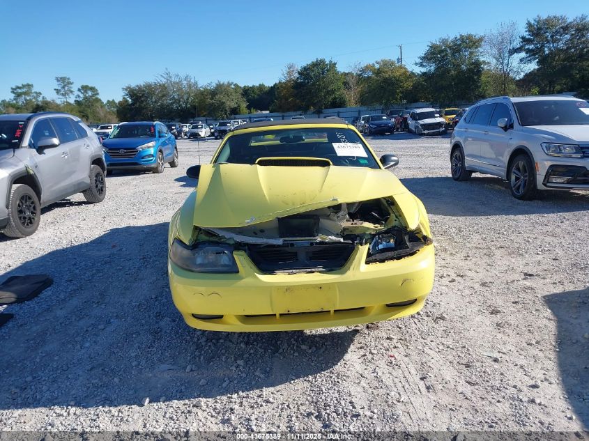 2001 Ford Mustang Gt VIN: 1FAFP45X81F157833 Lot: 43675389