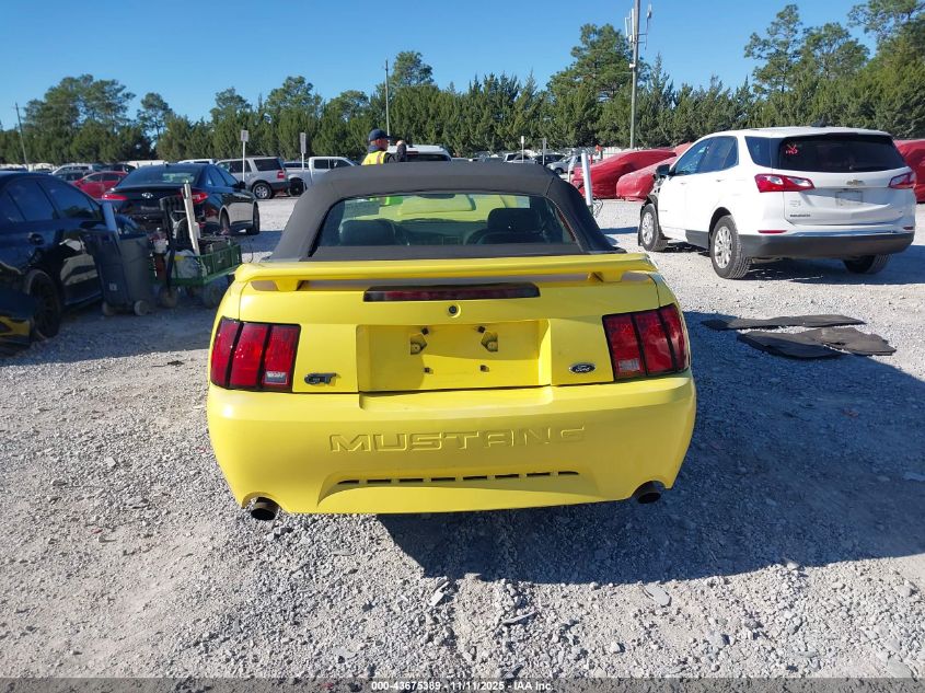 2001 Ford Mustang Gt VIN: 1FAFP45X81F157833 Lot: 43675389