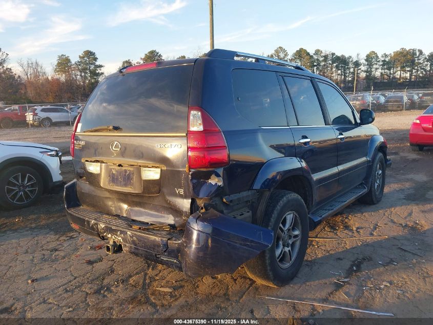 2008 Lexus Gx 470 VIN: JTJBT20XX80171534 Lot: 43675390