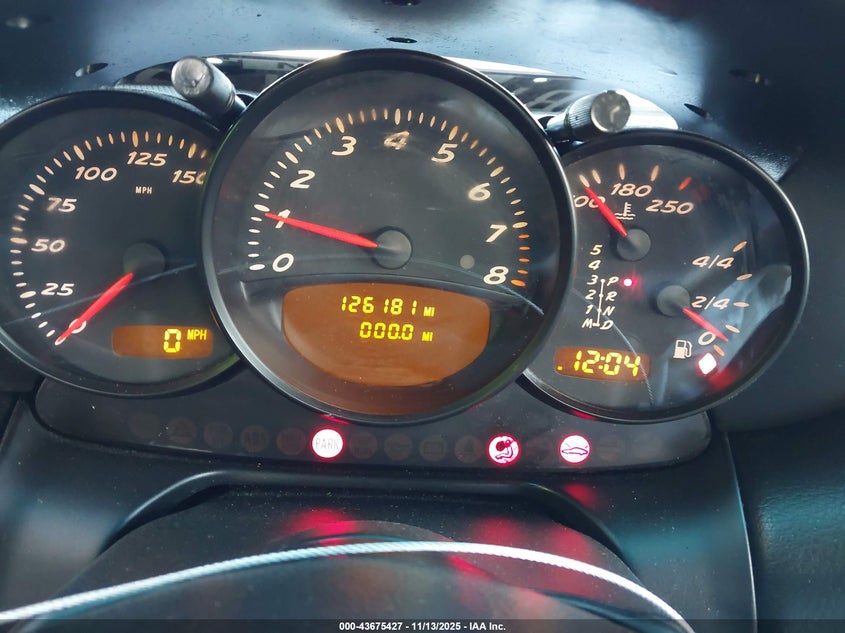 2002 Porsche Boxster VIN: WP0CA298X2U620574 Lot: 43675427