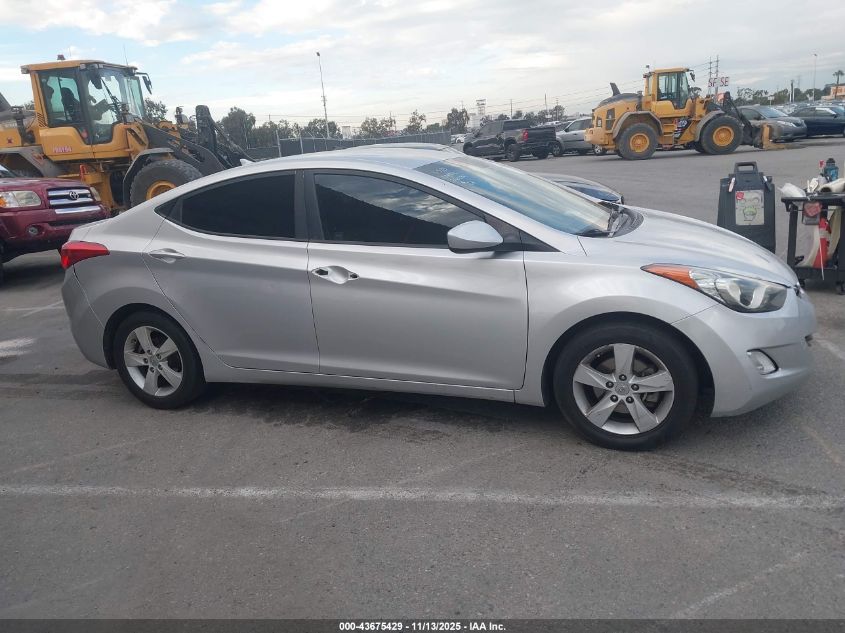 2013 Hyundai Elantra Gls VIN: KMHDH4AE5DU542992 Lot: 43675429