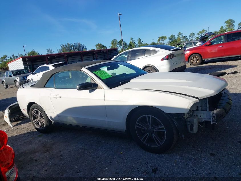 2012 Ford Mustang V6 Premium VIN: 1ZVBP8EM3C5286638 Lot: 43675500